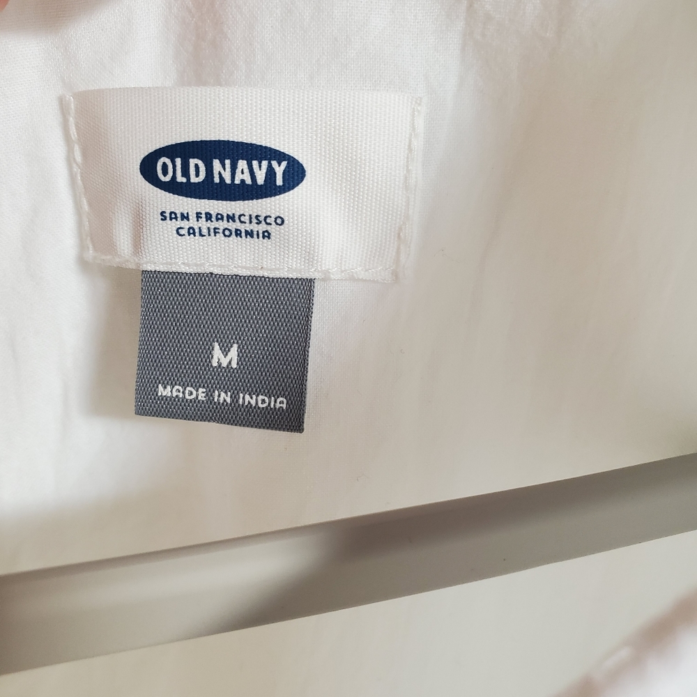 Old Navy White 100% Cotton Trapeze Dress - Picture 6 of 11